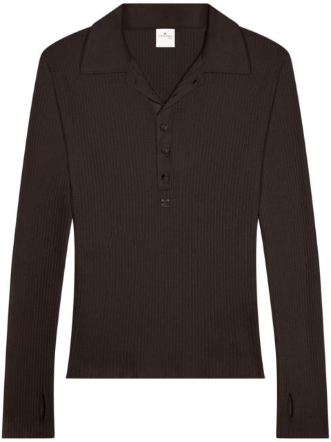 cootn-wool blend polo