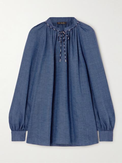 Linen-chambray Blouse