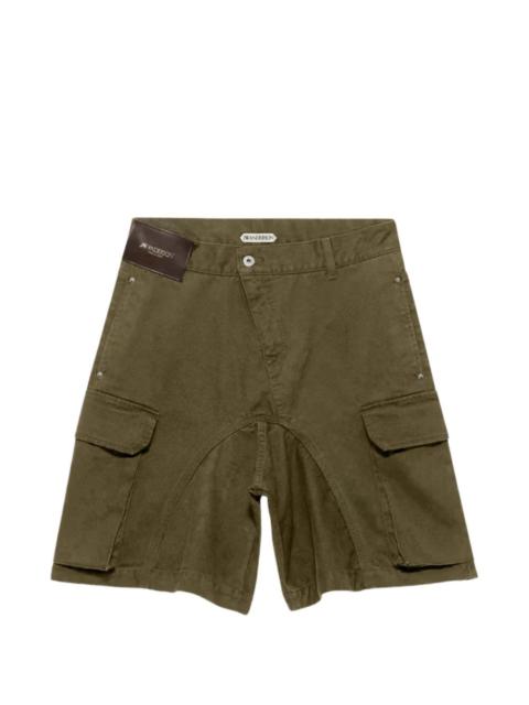 logo-patch cargo shorts