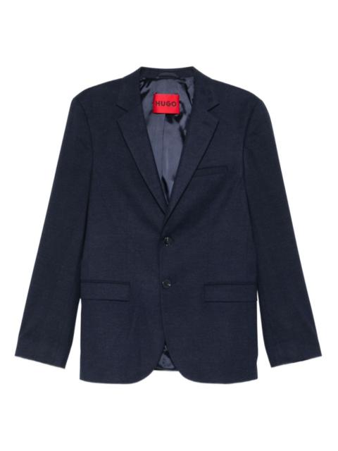 single-breasted blazer
