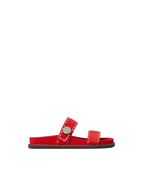 Romy topstitch sport slide