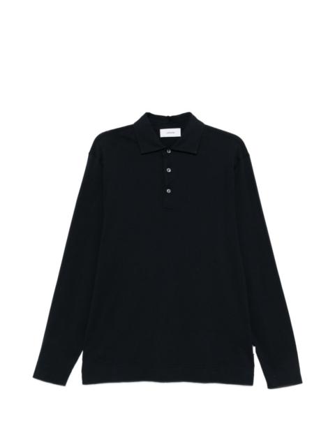 buttoned polo shirt