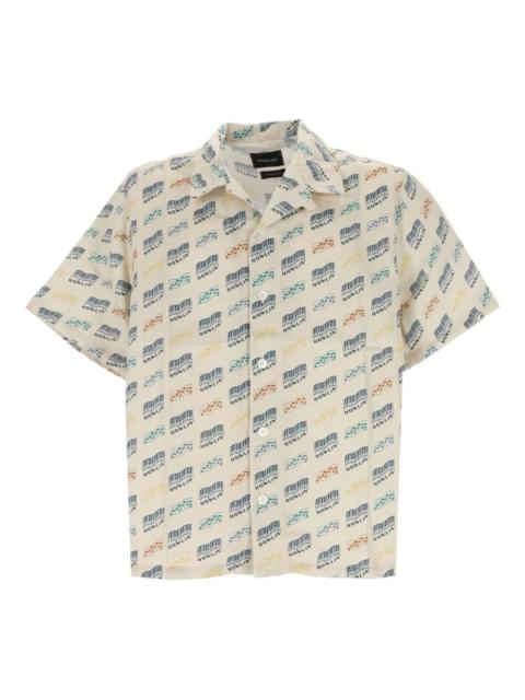 logo-print shirt