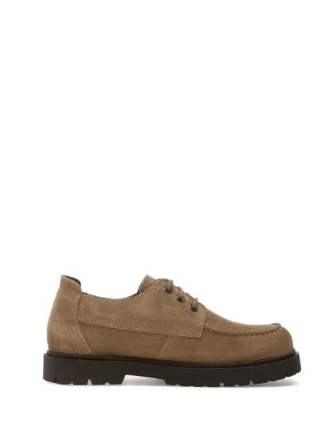 Birkenstock Moc Lace Suede Derby Shoes