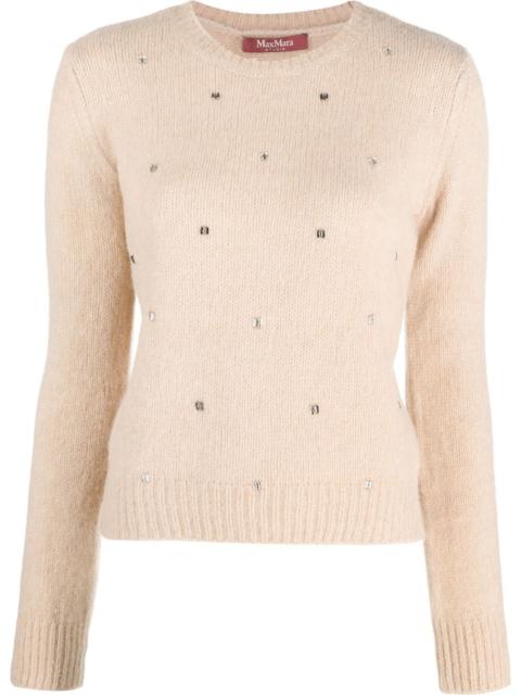crew-neck long-sleeve jumper