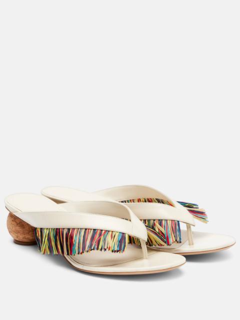 Bettie fringed sandals