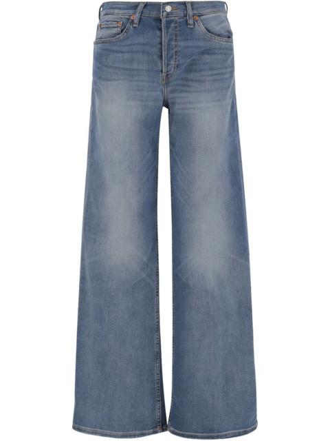 cotton-blend jeans