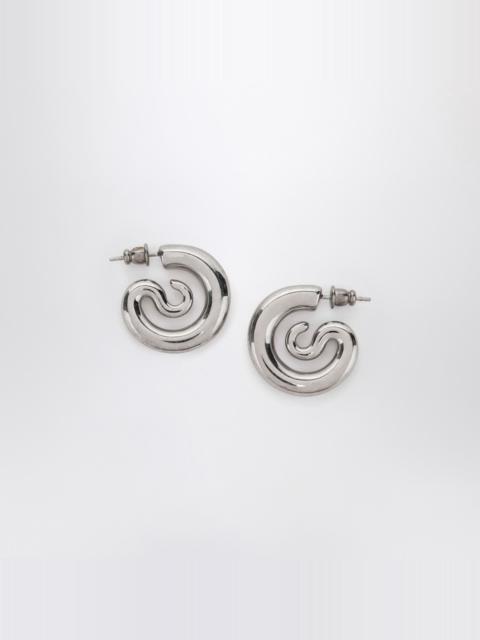 Serpent Hoops Extra Small earrings in silver tone