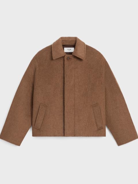 jacket IN double-face cashmere and camel