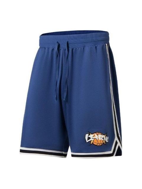 Li-Ning Logo Basketball Shorts 'Blue' AAPS269-2