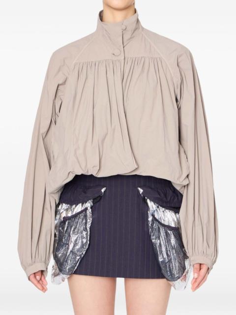 balloon-sleeves jacket