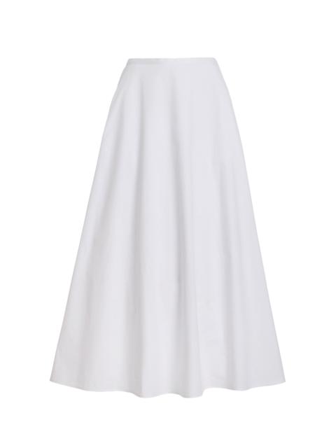Axel Cotton Maxi Skirt white