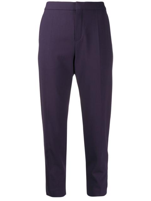 straight-leg trousers