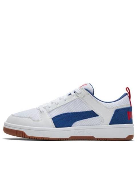 PUMA Rebound Layup Lo 'White/Blue' 370914-01