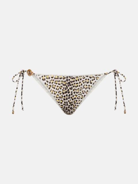 Printed bikini bottoms