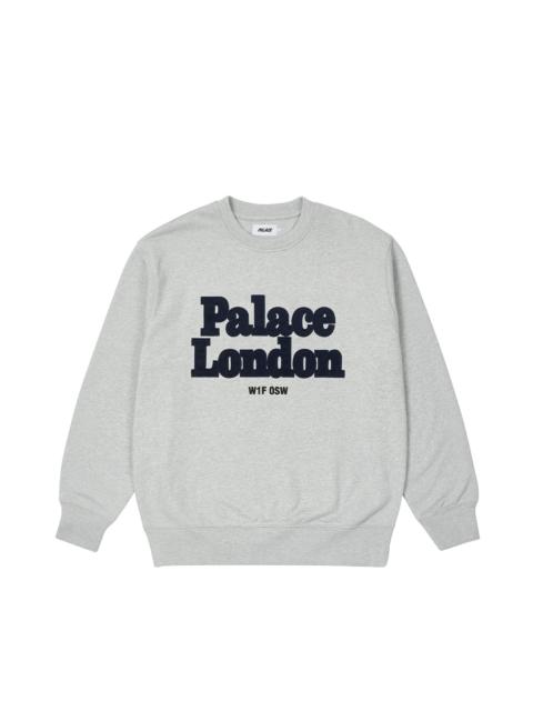 POSTCODE CREW LIGHT GREY MARL