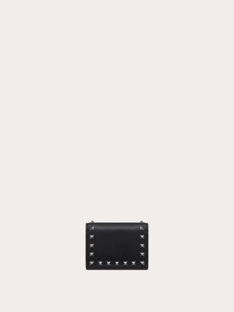 SMALL ROCKSTUD CALFSKIN WALLET