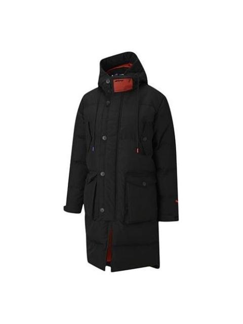 PUMA x Attempt Padded Down Jacket 'Black Red' 598253-01