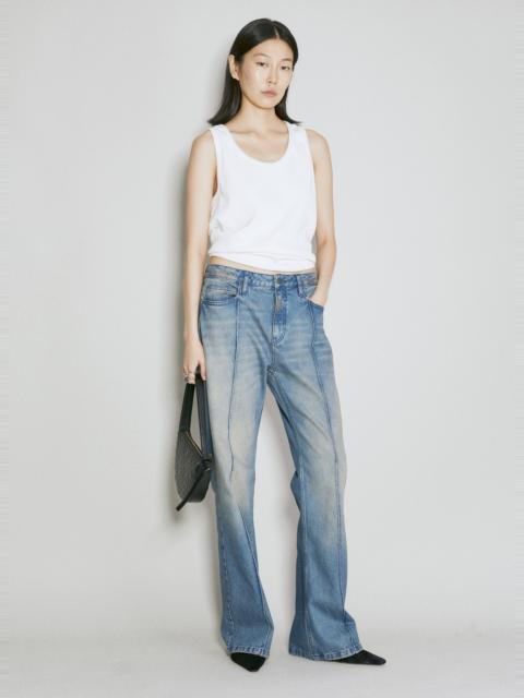 Stained Flared Jeans