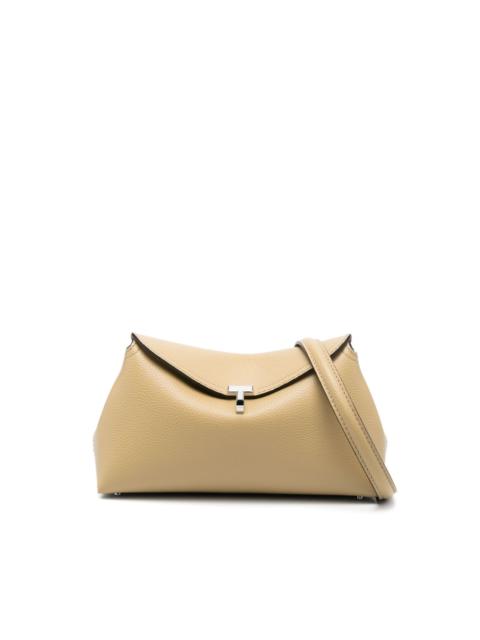 T-Lock leather clutch bag
