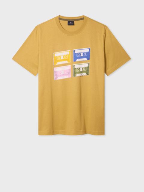 Yellow 'Tapes' Print T-Shirt
