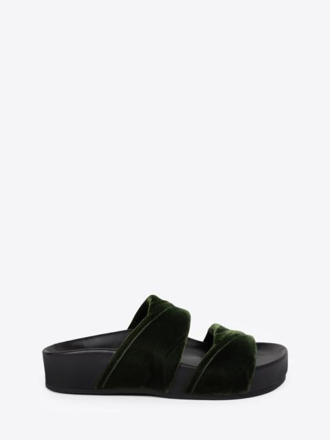 VELVET SANDALS