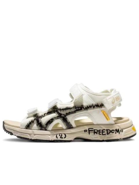 ASICS x Trouble Smile Kahana Sd2 Sandals 'White Black Beige' 1203A357-100