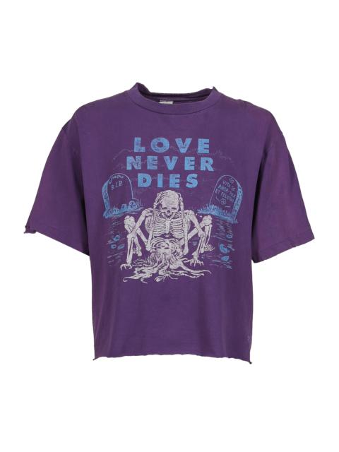 LOVE NEVER DIES VINTAGE TEE / PUR