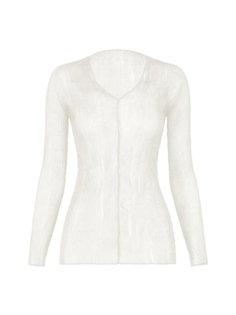 CHIFFON TWIST BK/WT-66