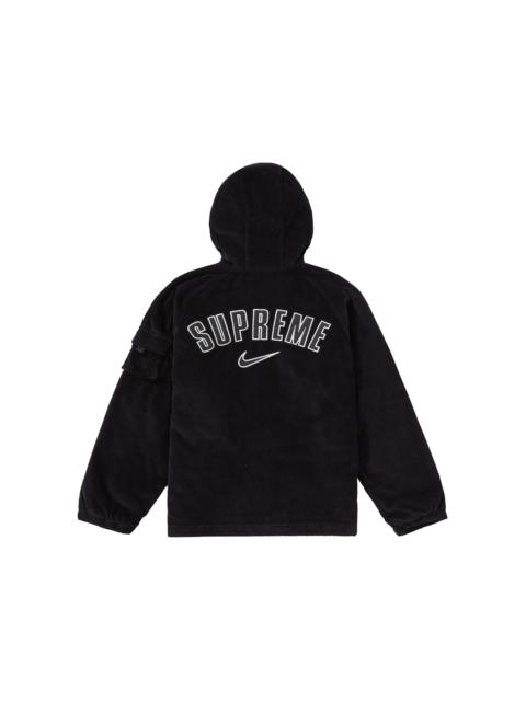 Supreme Nike Arc Corduroy Hooded Jacket Black