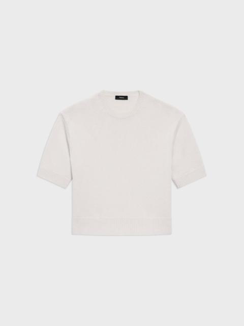 Cropped Tee in Cashmere