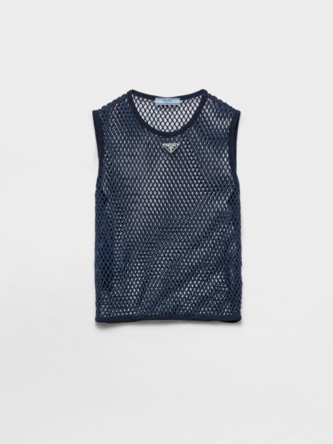 Cotton mesh top
