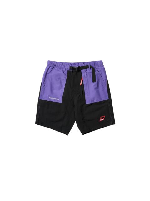 PALACE NEW BALANCE NYLON TRAIL SHORT BLACK / PURPLE