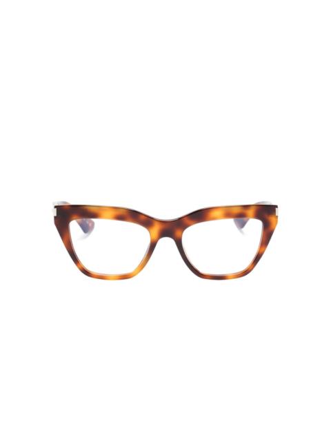 tortoiseshell cat-eye glasses