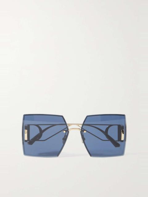 30Montaigne S7U square-frame gold-tone sunglasses