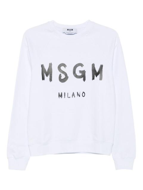 logo-print sweatshirt