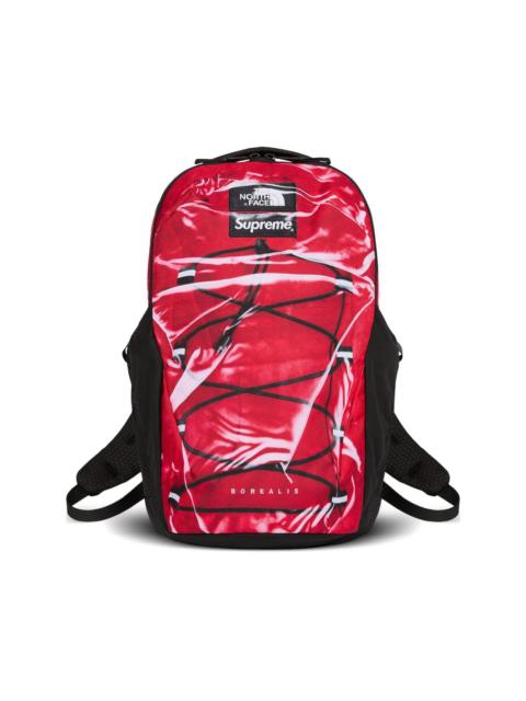 x The North Face Borealis Trompe L'oeil "Red" backpack
