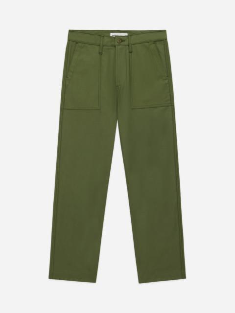 Fatigue Pants - Olive Back Satin