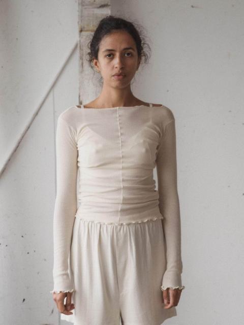 Pama Long Sleeve Tee - Fine Organic Cotton Rib