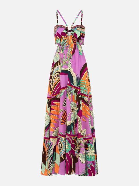 GATHERED CUT OUT DRESS