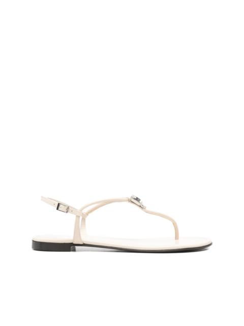 embellishment strap sandals