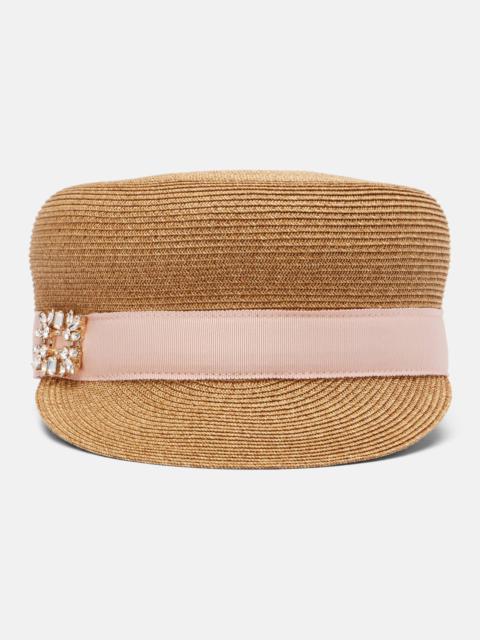 Broche Vivier newsboy cap