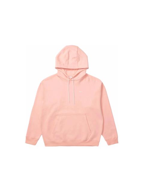 Nike Solo Swoosh Fleece Sweatshirt Bleached Coral/White