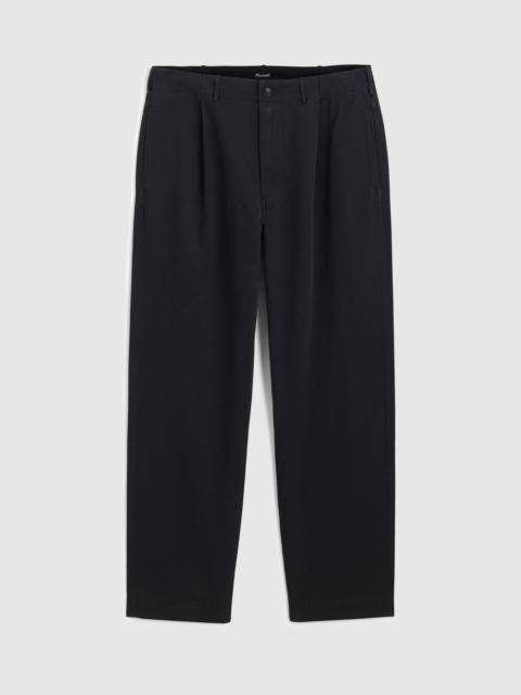 Pleated Chino Pants in Uniform Twill