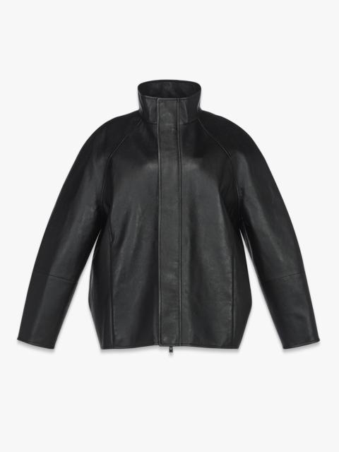 Black Label Blouson Leather Jacket