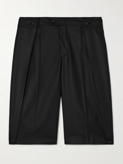 Bibi Layered Wool-blend Shorts