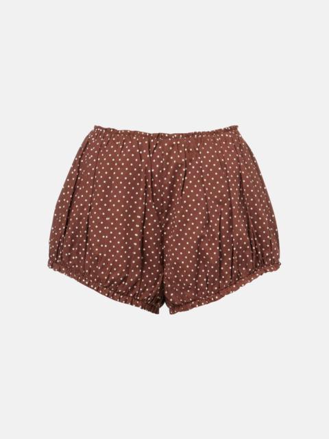 Edie polka-dot shorts