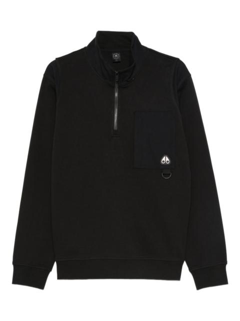 patch-pocket sweatshirt