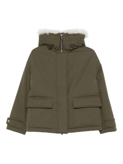 Yves Salomon Hooded Patch-pocket Jacket