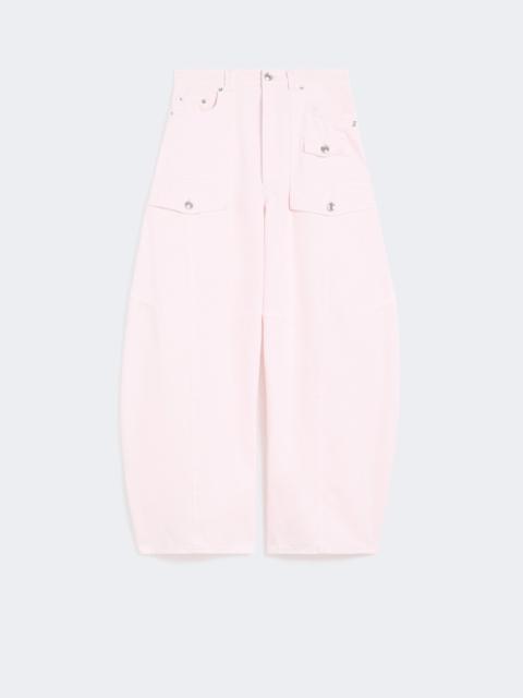 Bull denim cargo trousers - PINK